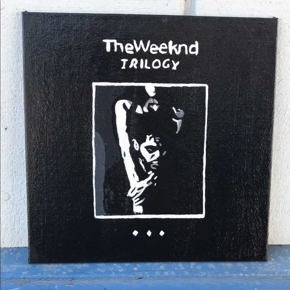 The Weeknd painting